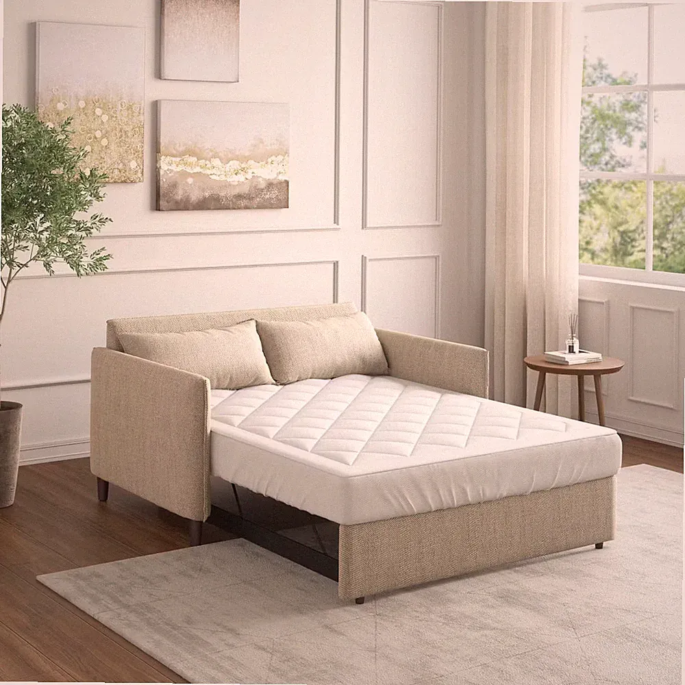 Sleep Philosophy Full Amity Waterproof Sofa Bed Mattress Pad: Microfiber