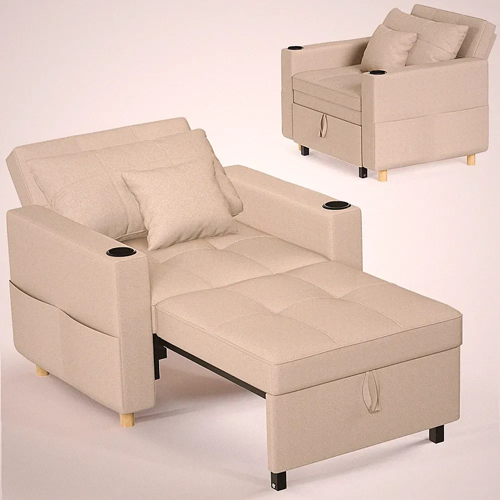23 in Sofa Bed Sectional Sofas