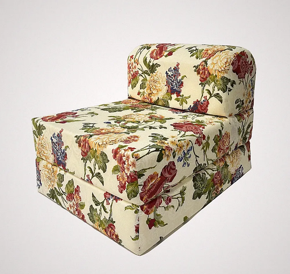 Sleeper Chair Folding Foam Beds, Convertible Sofa Mattress 6 x 24 x 70 Big Rose