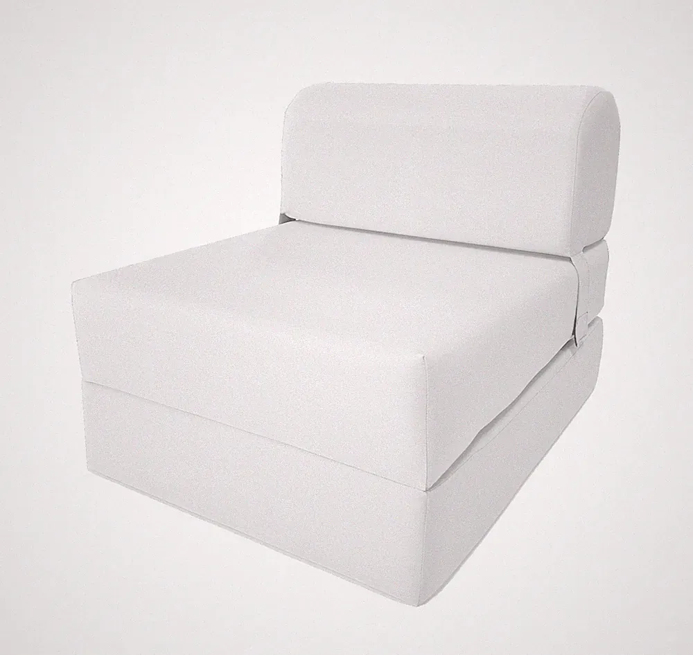 Sleeper Chair Folding Foam Beds, Foldable Sofa Bed Sit Sleep 6 x 24 x 70 White