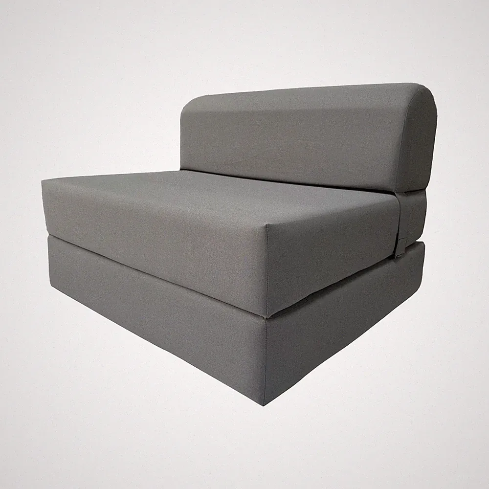 Sleeper Chair Folding Foam Beds, Foldable Sofa Bed Sit Sleep 6 x 32 x 70 Gray