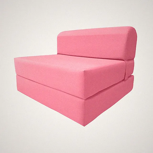 Sleeper Chair Folding Foam Beds, Portable Sofa Bed Sit Sleeper 6 x 32 x 70 Pink