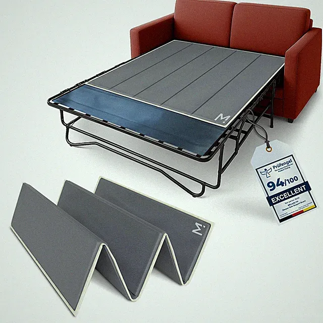Sleeper Sofa Board Queen Size (60x48) Lightweight Flex Sofa Bed Board for Pul...