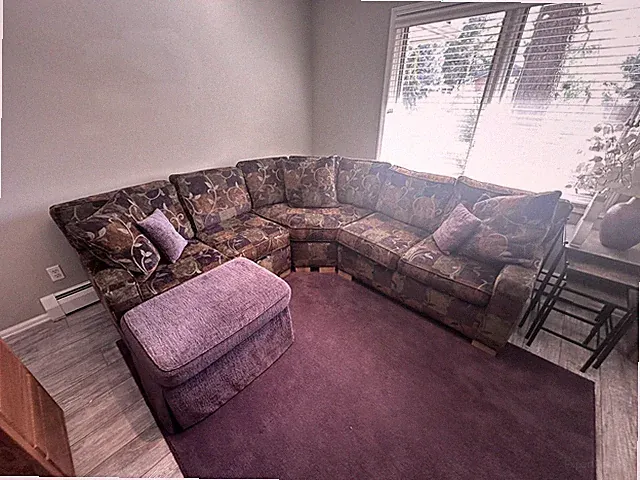 Small Sectional Couch And Ottoman