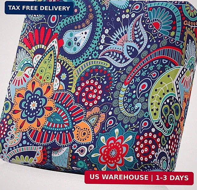 Smiry Printed Couch Cushion Covers, Stretch Soft Couch Covers for Sofa, Washable