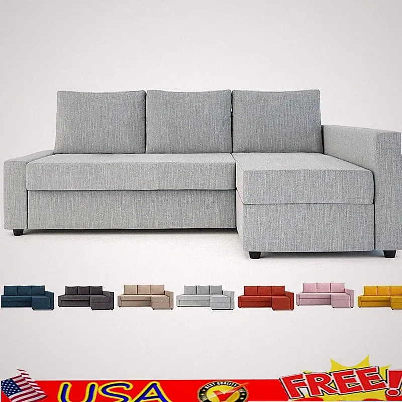 Snug Fit Sofa Cover Set Friheten Corner Sofa Bed Pullout Bed Protection New