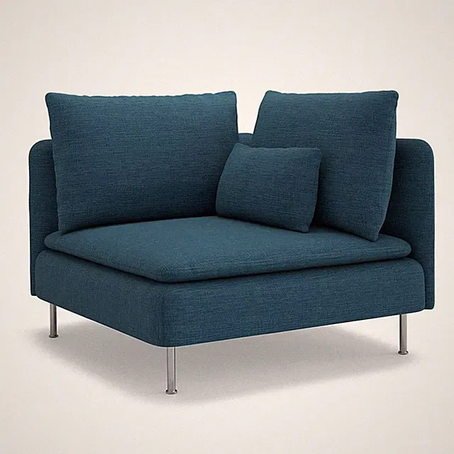 Soderhamn Corner Section Sofa Cover-Navy Blue