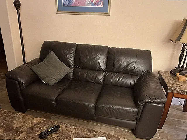 Sofa and Loveseat modern Italian leather