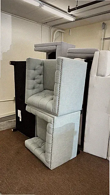 Sofa and loveseat set open box
