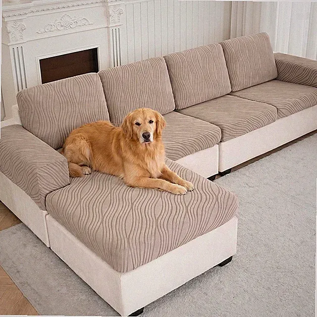 Sofa Arm Covers Stretch Armrest Cover for Chairs 3 Cushion Sofa Sectional L S...