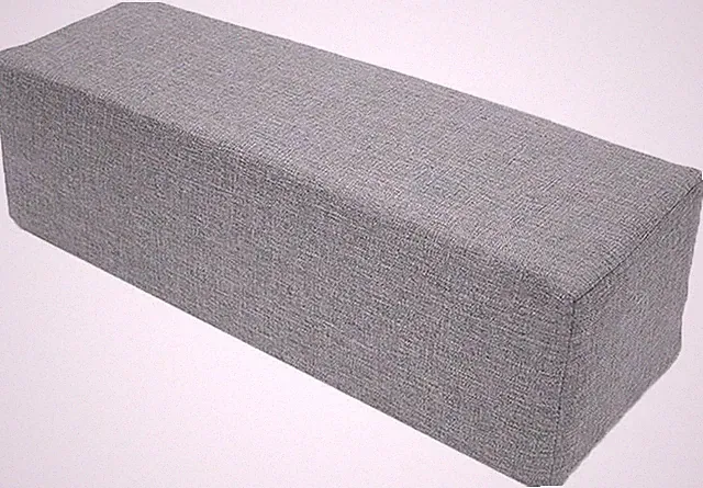 Sofa Bed Armrest Cushion Linen Fabric Couch Support Pillow 12x12x50cm