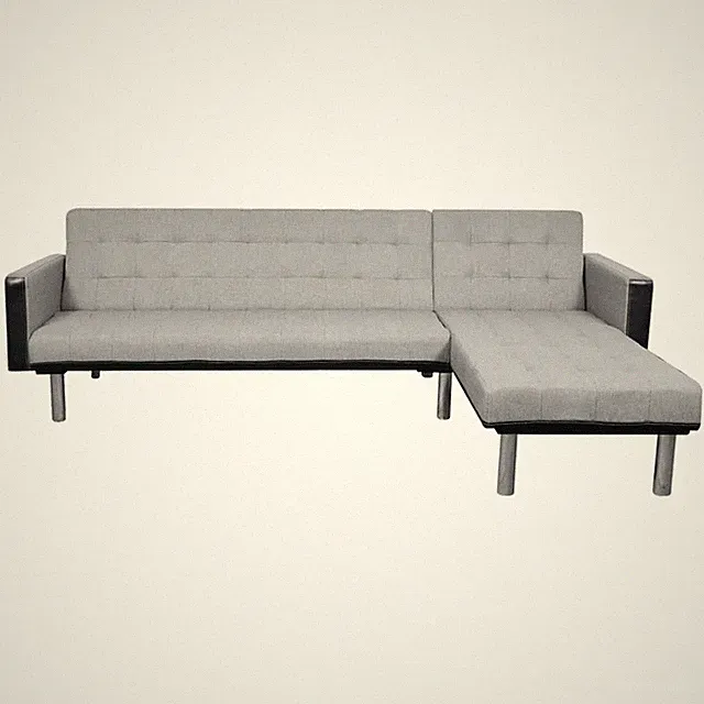 Sofa Bed Convertible Sleeper Sectional Sofa Bed L Shaped Couch Fabric vidaXL