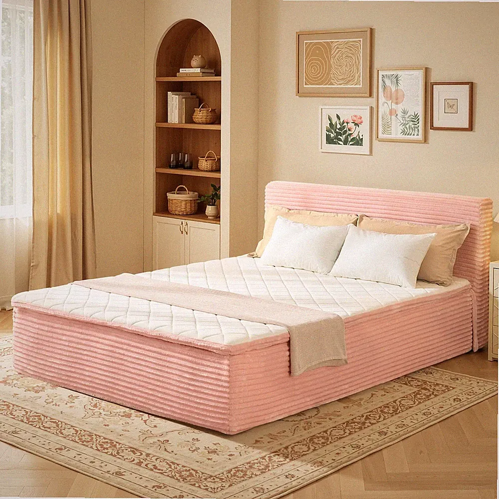 Sofa Bed Set with Mattress and Headboard No Assembly Compressed Delivery