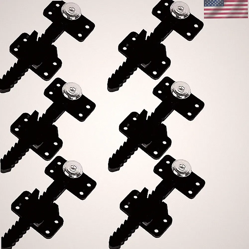 Sofa Connectors Pack of 6 Heavy Duty Sectional Furniture Fasteners with 360 D...