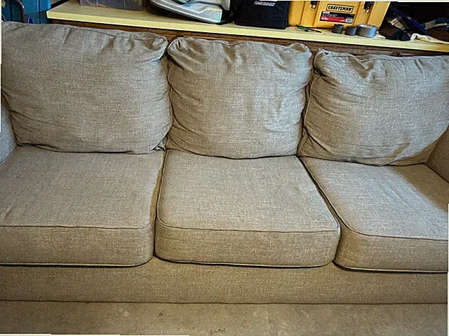 Sofa Couch, 96” X 35” X 40”, Beige, Ashley Furniture Brand
