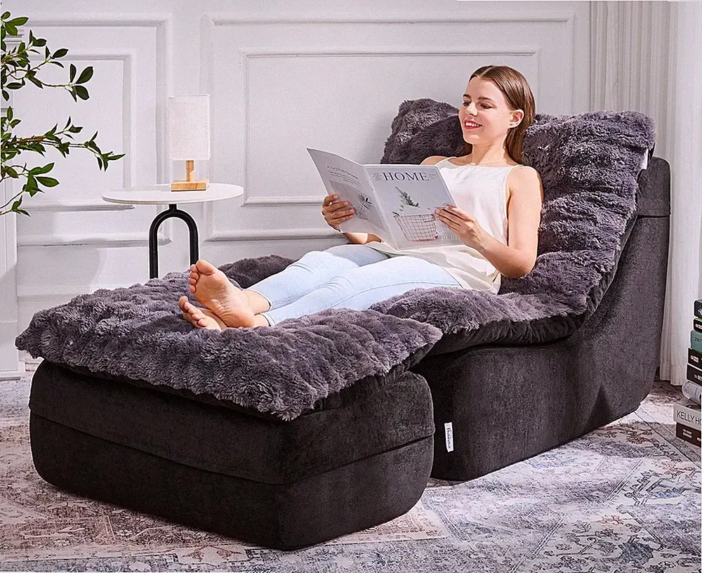 Sofa Couch Foam Sofa for Small Spaces Comfy Sofas with Footrest Couch Recliner S