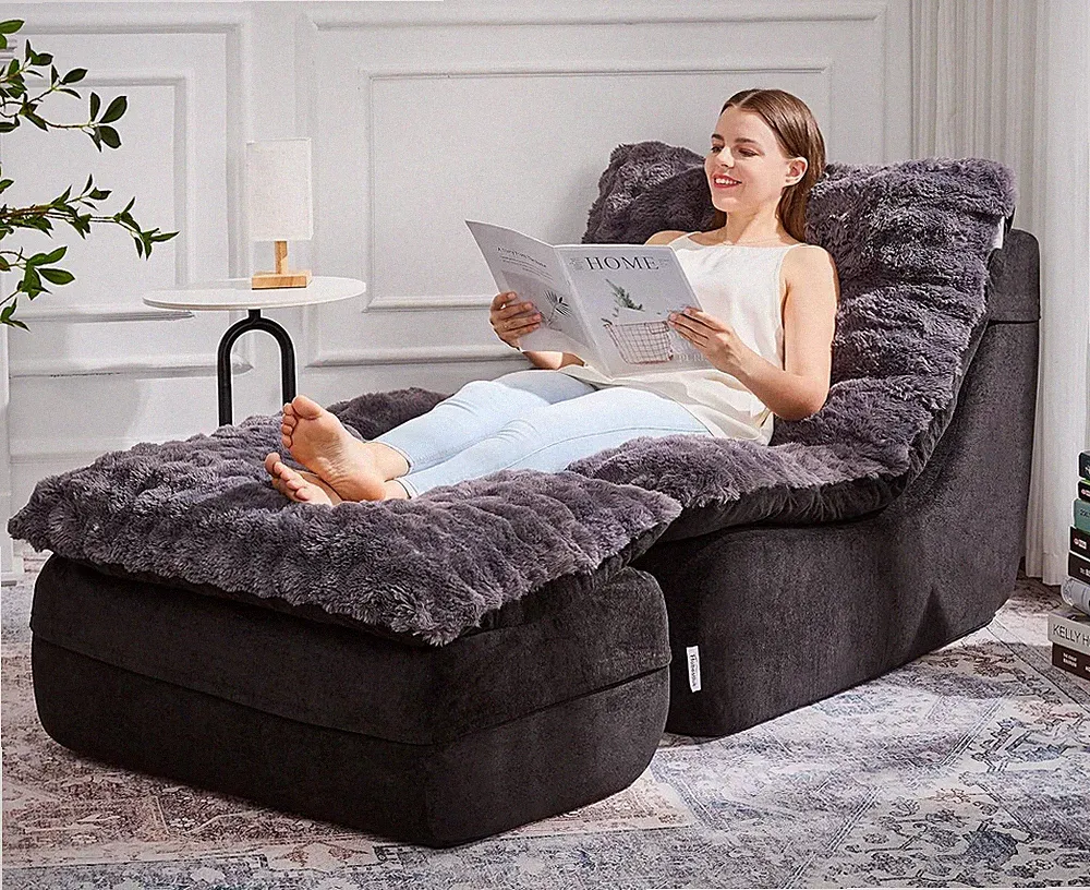 Sofa Couch Foam Sofa for Small Spaces Comfy Sofas with Footrest Couch Recliner S
