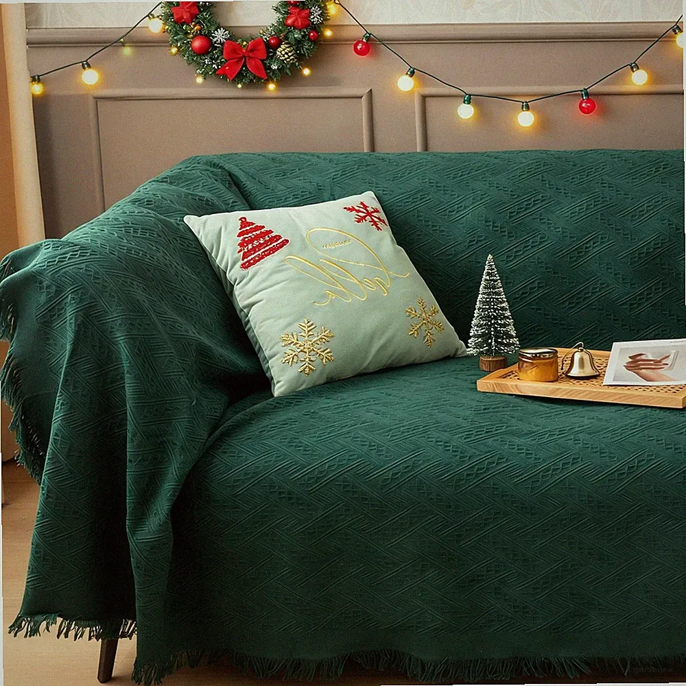 Sofa Cover for 3 Cushion Couch, Sectional Couch Cover Washable, Geometrical J...