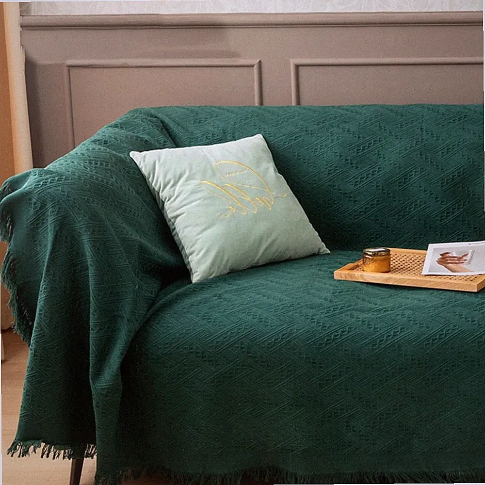 Sofa Cover for 3 Cushion Couch, Sectional Couch Cover Washable, Geometrical J...