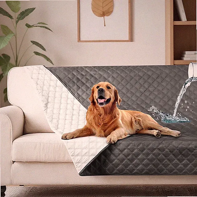 Sofa Cover Slipcover 100% Double-Sided Waterproof Dog Bed Couch Cover Pet Blanke