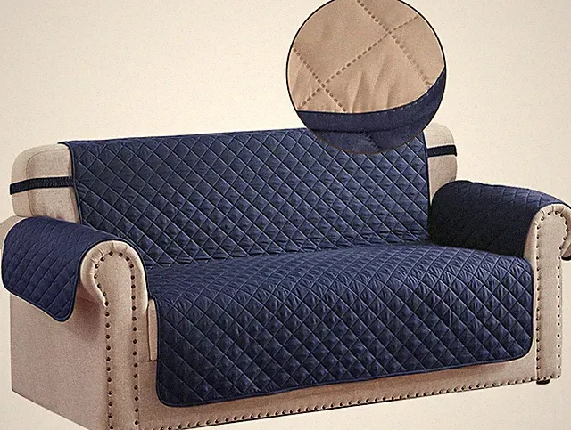 Sofa Cover Slipcover Reversible Water Resistant Couch Cover Furniture Protector