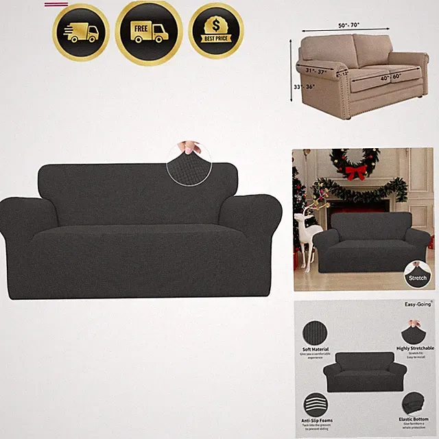 Sofa Cover Stretch Slipcover Couch Protector Loveseat Fabric Furniture Cover
