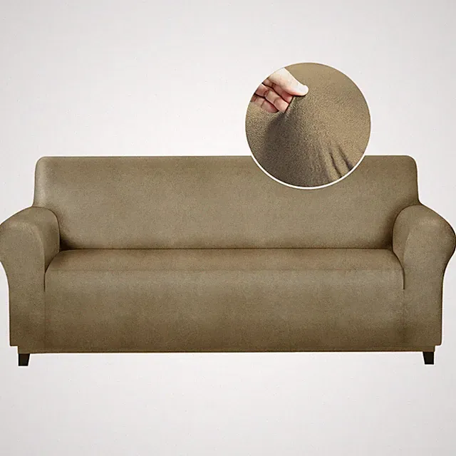 Sofa Covers - Couch Cover for Leather Couch, Soft and Washable Sofa Covers wi...