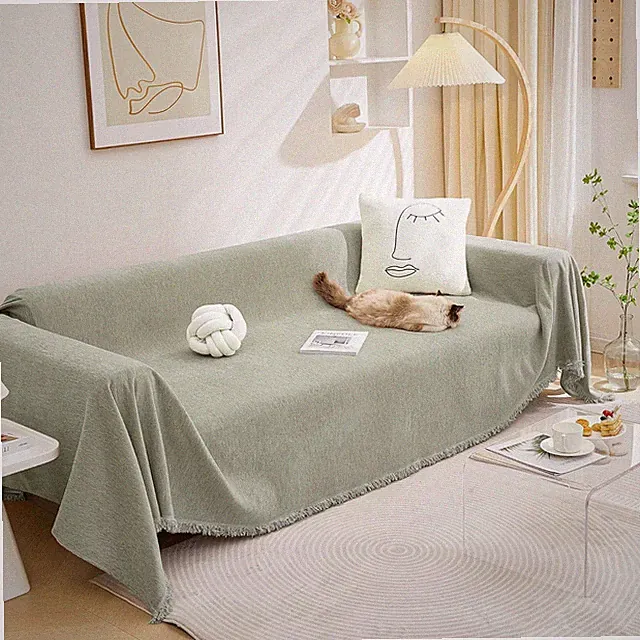 Sofa Covers for 3 Cushion Couch Sectional Couch Covers Washable Soft Chenille