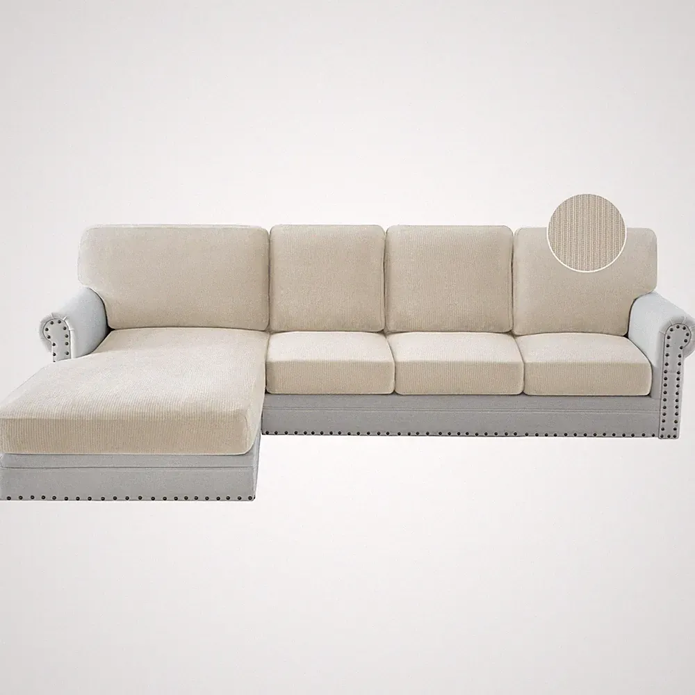 Sofa Covers for Sectional Sofa, Velvet Soft Couch Covers Couch Cushion Covers...