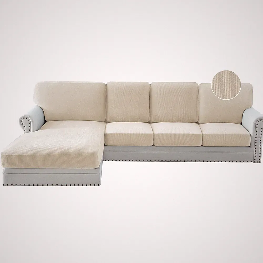 Sofa Covers for Sectional Sofa, Velvet Soft Couch Covers Couch Cushion Covers...