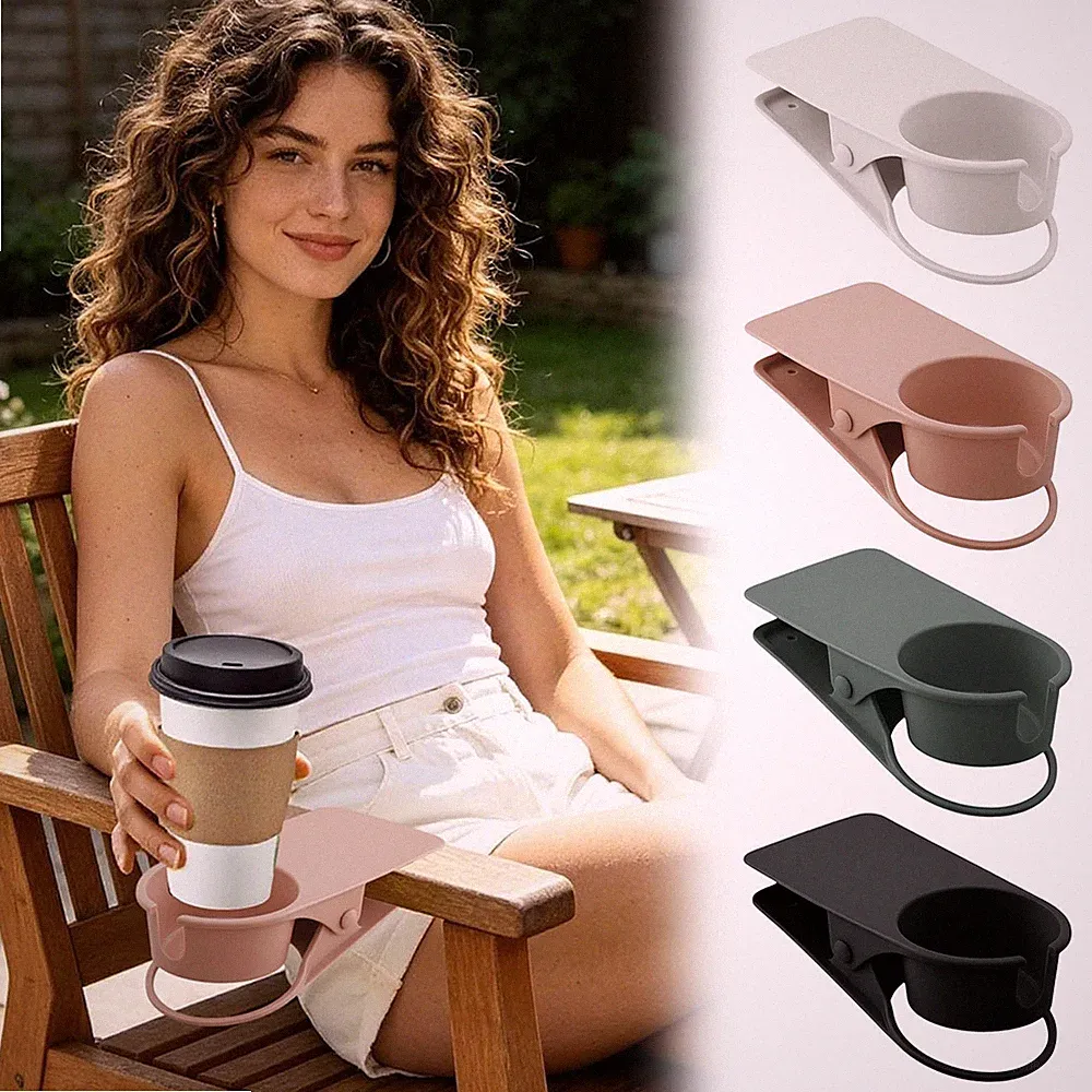 Sofa Cup Holder Armrest No Drill Spring Clamp Bottle Holder for Chair Drink