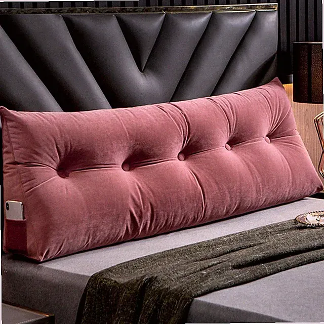 Sofa Long Cushion Backrest Large Rectangle Washable Tatami Pillow Bed Backrest