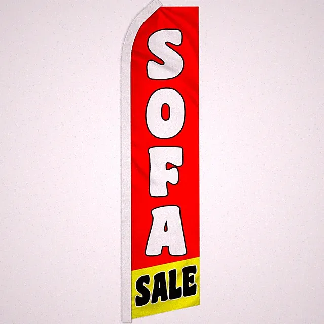 "SOFA SALE" advertising super flag swooper banner business sign couch sectional