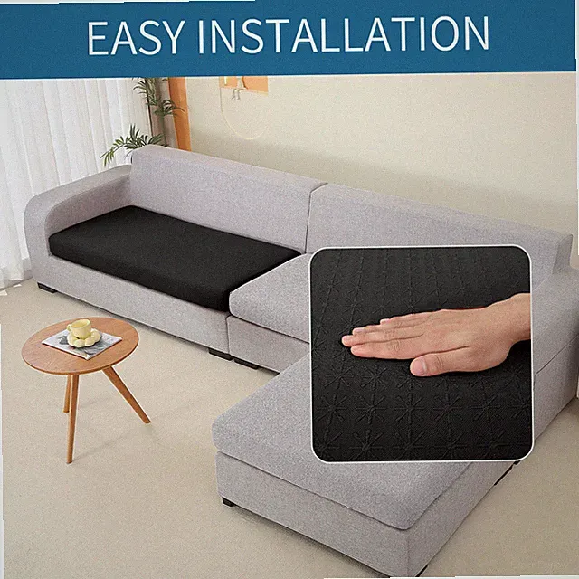 Sofa Seat Covers Stretch Cushion Protector Removable Washable Slipcover Size L