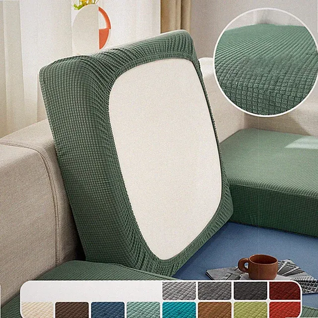 Sofa Seat Cushion Cover 1 2 3 4 Seater Stretch Lounge Couch Jacquard Slipcover
