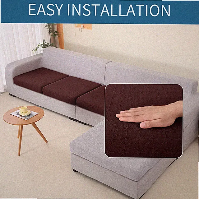 Sofa Seat Cushion Cover Furniture Protector Stretch Washable Removable Slipcover