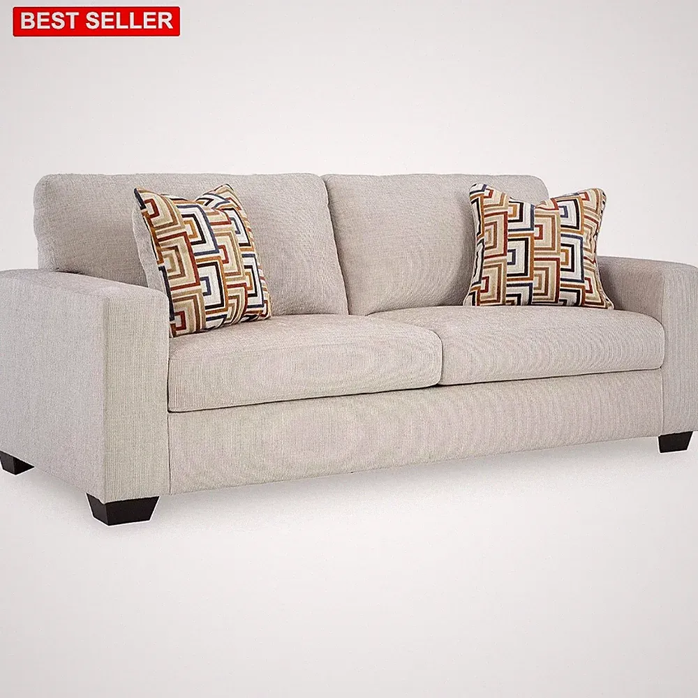 Sofa Sleeper 85 In Queen Memory Foam Mattress Support Beige