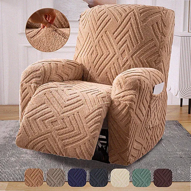 Soft Recliner Chair Cover High Stretch Slipcover Washable Nonslip sofa cover