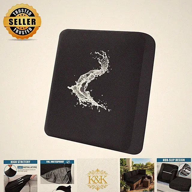 Soft Waterproof Couch Cushion Cover - Perfect for Pets, Kids & Easy Maintenance