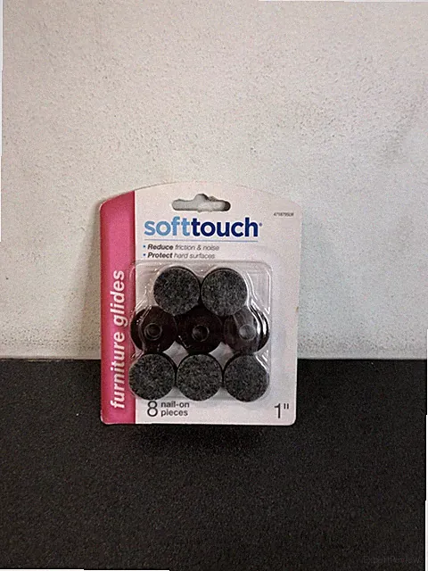 SoftTouch 8-Pack Felt Non-Swivel Furniture Glide