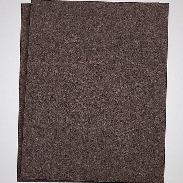 SoftTouch Self-Stick Furniture Felt Sheet for Hard Surfaces to 2 Pack, Brown