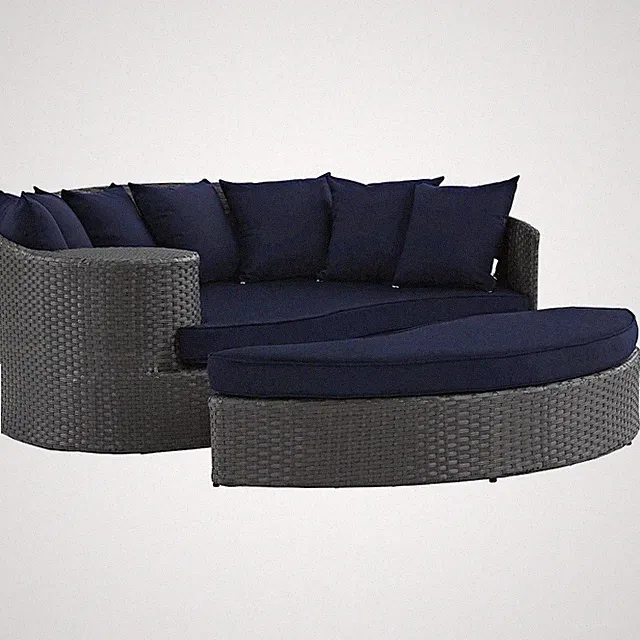 Sojourn Outdoor Patio Sunbrella Daybed