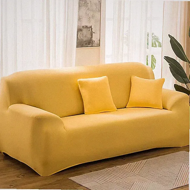 Solid Color Elastic Sofa Covers for Living Room Spandex Sectional Corner Sofa Sl