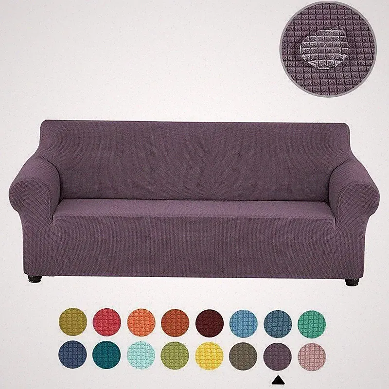 Solid Color Sectional Sofa Covers For Living Room Corner Slipcovers Protector