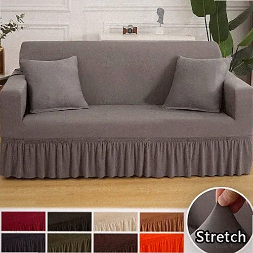Solid Color Sofa Cover Living Room Couch Cover Corner L shape Combination Sofa