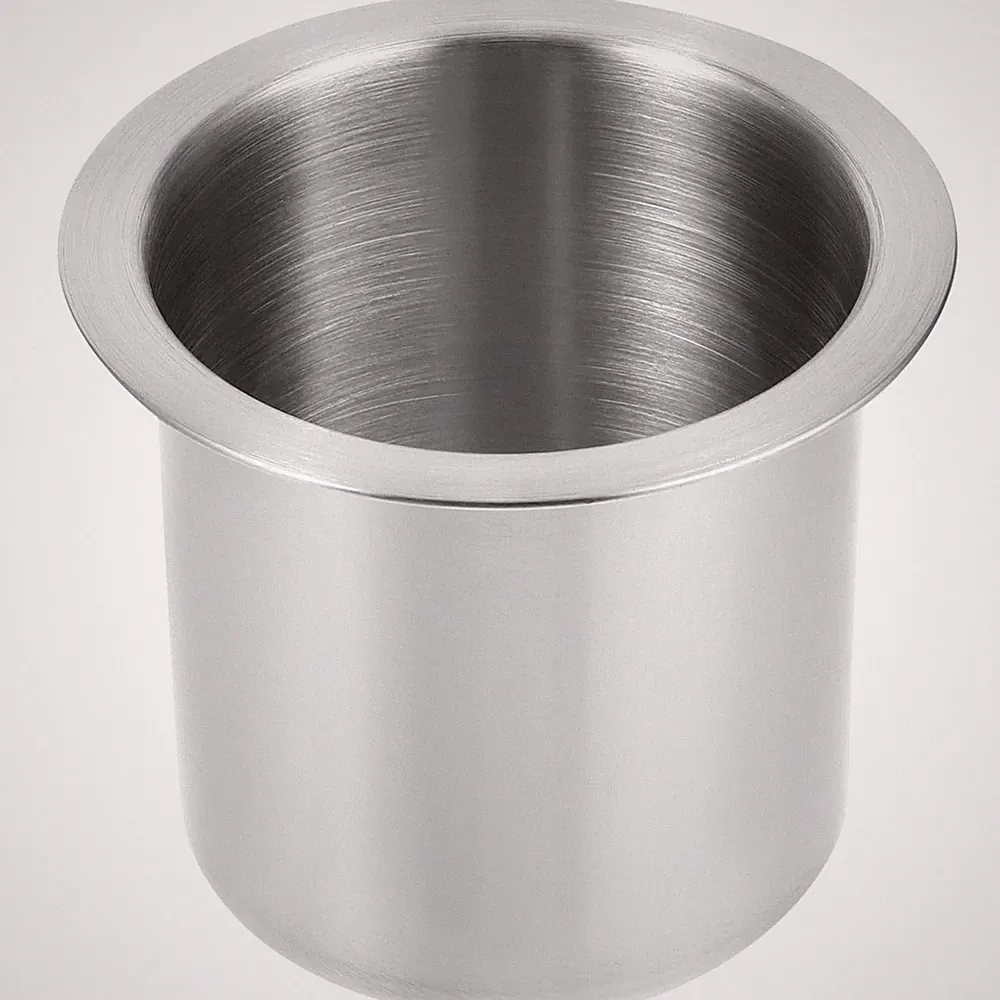 Stainless Steel Replacement Cup Holder Insert for Sofa Couch and Recliner - D