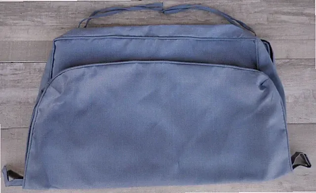 Steel Blue Sectional Slipcover Set Outdoor Seat Cushion & Back Pillow Cover