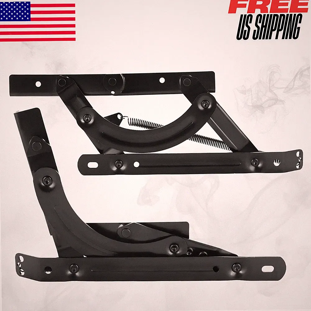 Steel Futon Hinges Replacement Spring Mechanism Hardware For Foldable Sofas Bed