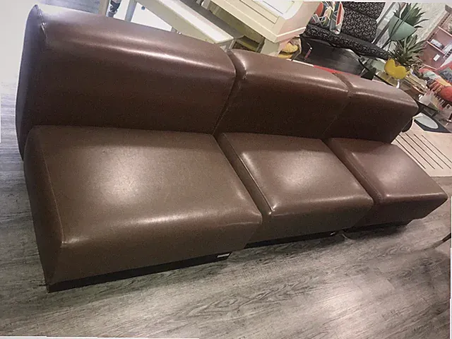 Stendig Domino Cube 3pc Sectional Sofa Minimalist RARE MCM Designer 70s