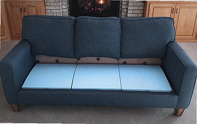 Stratiform Original Curve Couch Cushion Support for Sagging Seat | Blue Mediu...